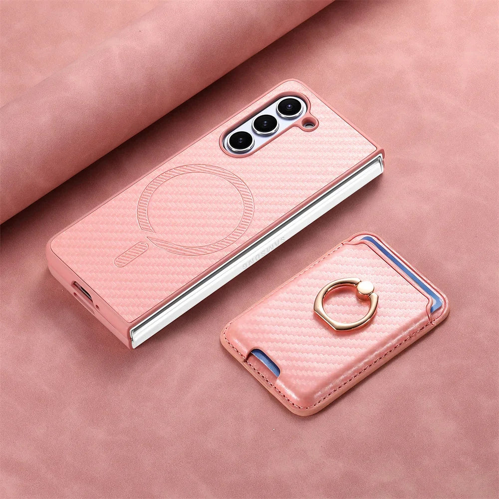 Full Protection Case with Detachable Card Wallet For Samsung Galaxy Z Fold Series