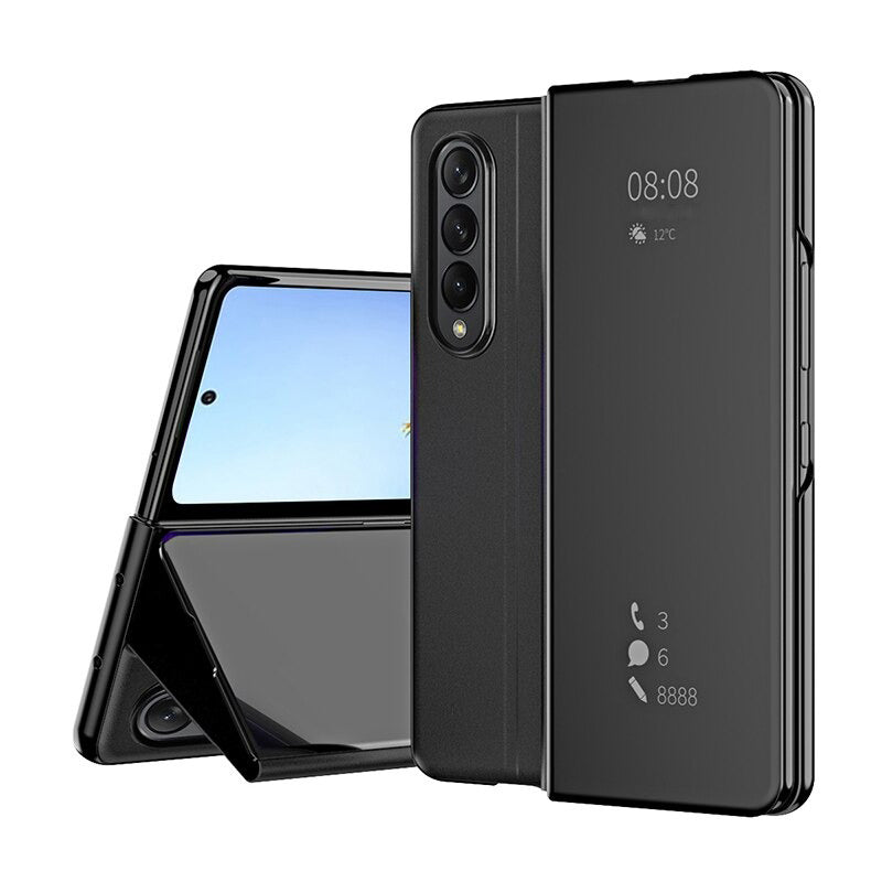 Smart View Flip Mirror Case For Samsung Galaxy Z Fold 4
