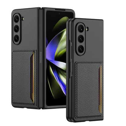 Luxury Leather Case with Card Slot For Galaxy Z Fold 5