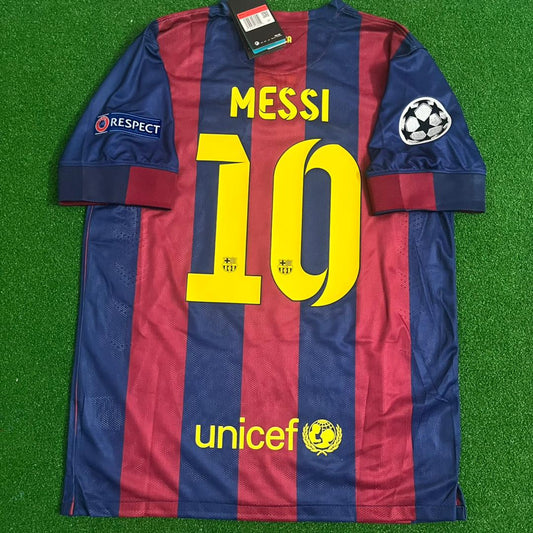 Lionel Messi Barcelona 2015 Berlin Final Champions League Jersey