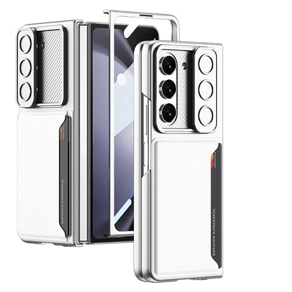 Ultrathin Matte Case with Card Holder For Samsung Galaxy Z Fold 5