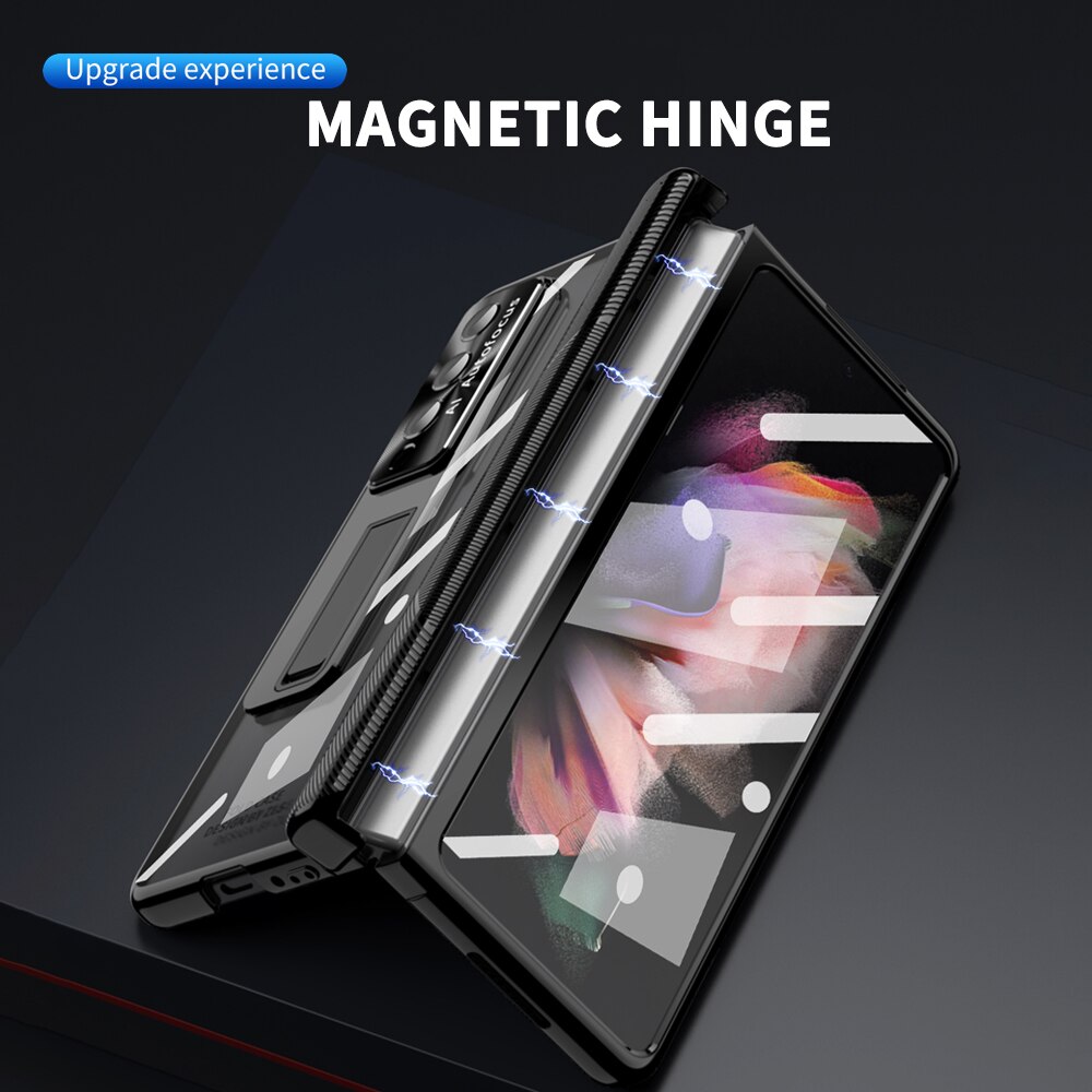 Transparent Case With S Pen For Samsung Galaxy Z Fold 4