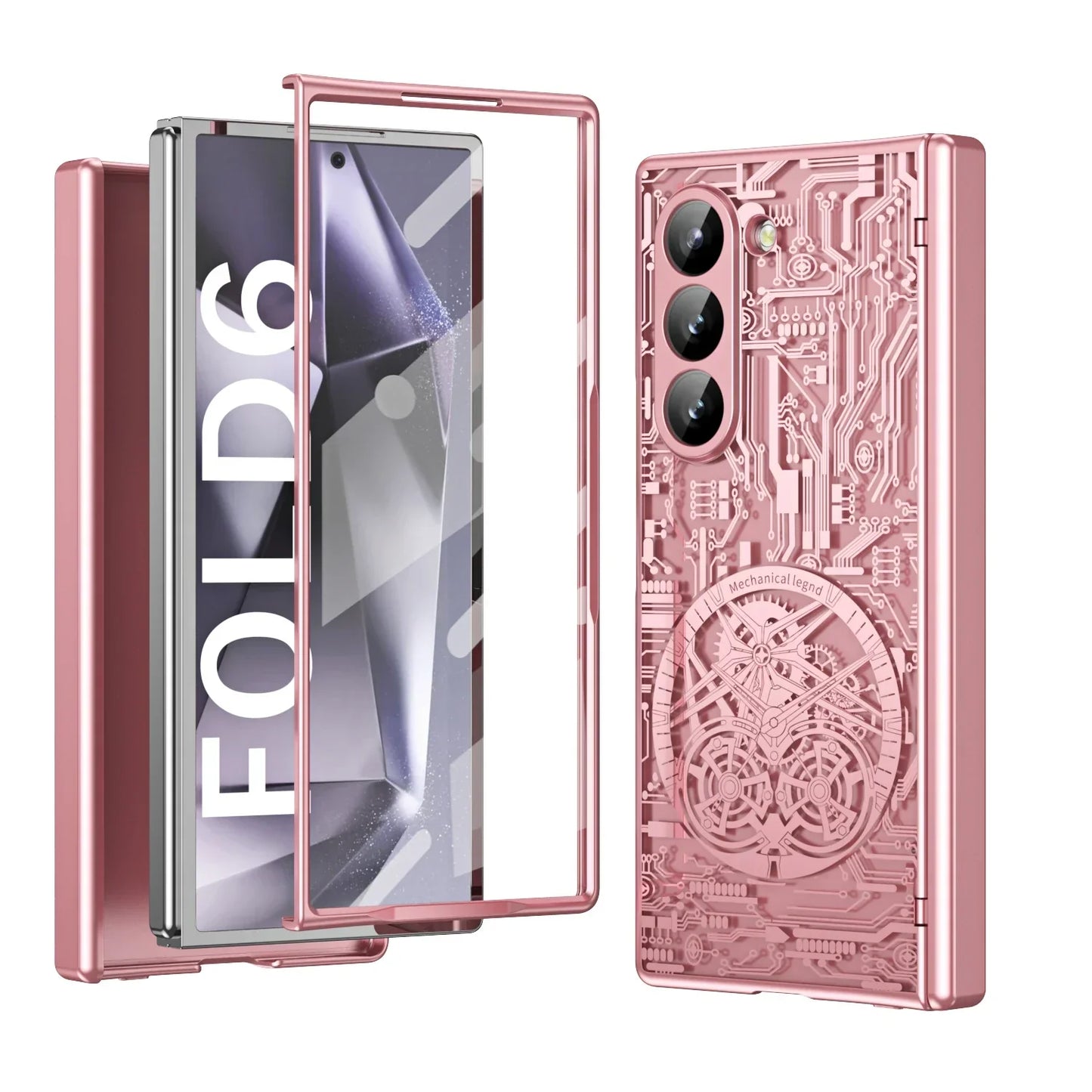 Transparent Shockproof Case For Samsung Galaxy Z Fold 6