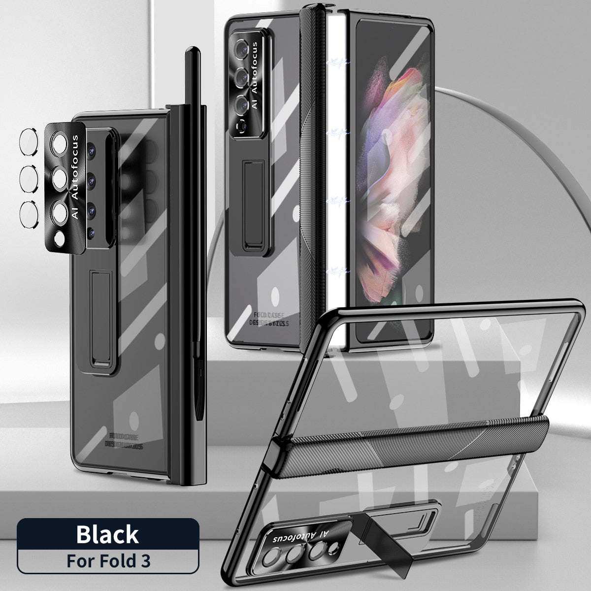 Transparent Case With S Pen For Samsung Galaxy Z Fold 4