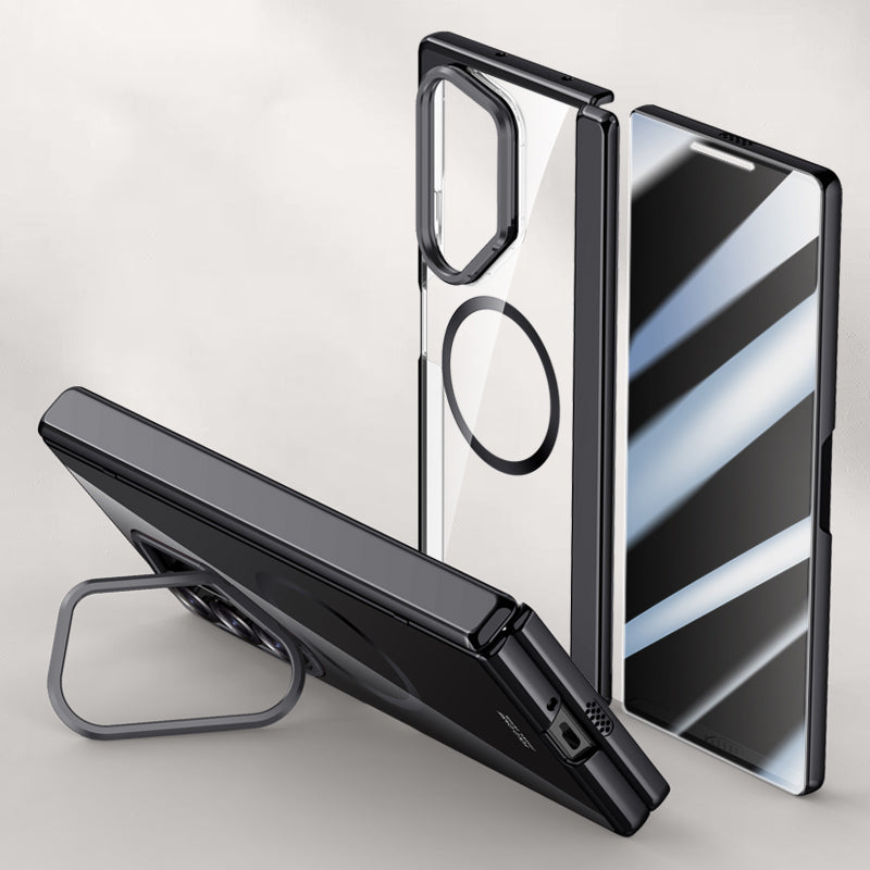 Magnetic Clear Case with Kickstand for Galaxy Z Fold