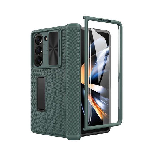 Shockproof Matte Case with Bracket For Samsung Galaxy Z Fold 5