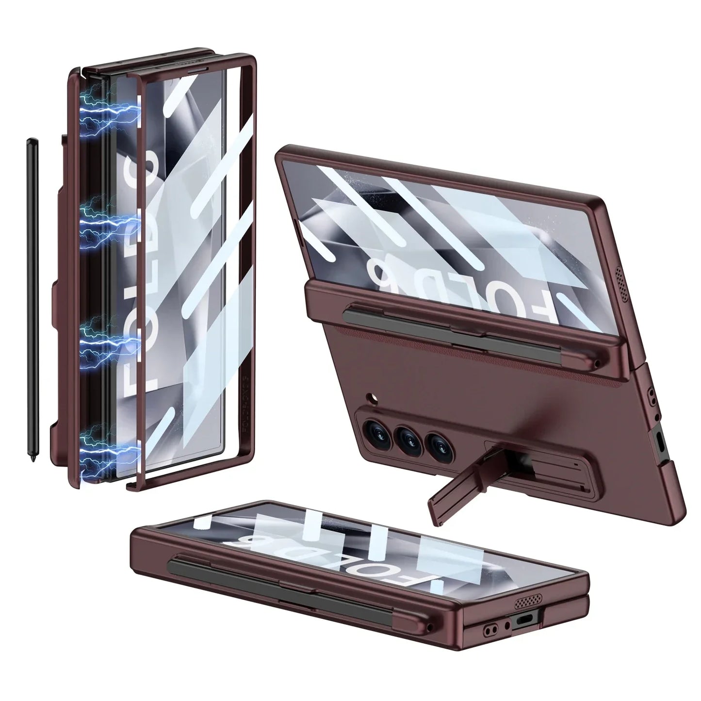 Shockproof Case with Hinge Protection & Pen Slot For Samsung Galaxy Z Fold 6