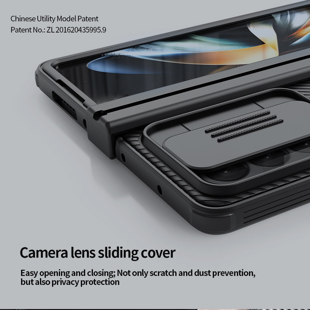 Case with Camera Protection Slide for Samsung Galaxy Z Fold 4