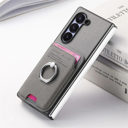 Detachable Leather Wallet Case