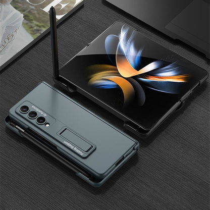 Magnetic Hinge Case WITH Side Pen Holder for Samsung Galaxy Z Fold 4