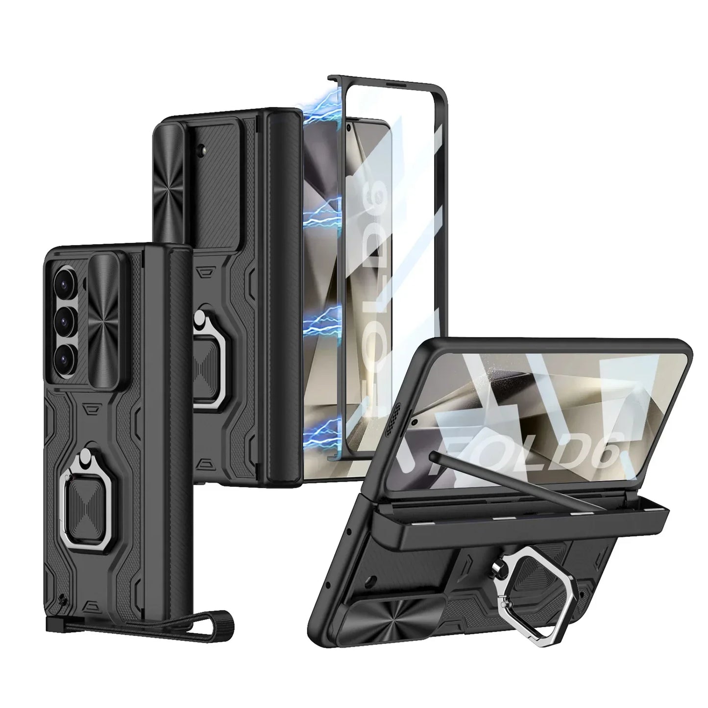 Shockproof Case with Pen Holder For Samsung Galaxy Z Fold 6