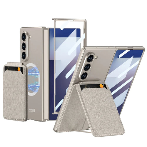 Magnetic Wallet Stand Case