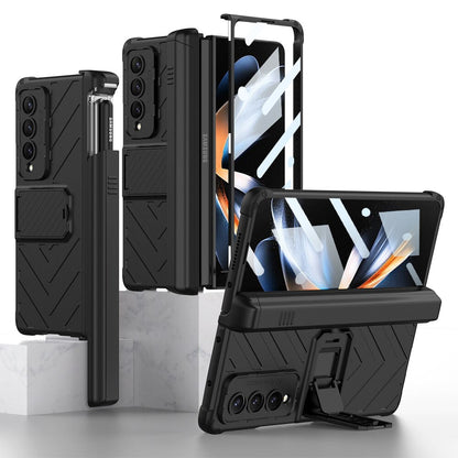 Magnetic Case with Kickstand & Pen Holder For Galaxy Z Fold 4