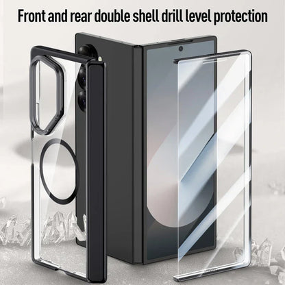 Magnetic Clear Case with Kickstand for Galaxy Z Fold