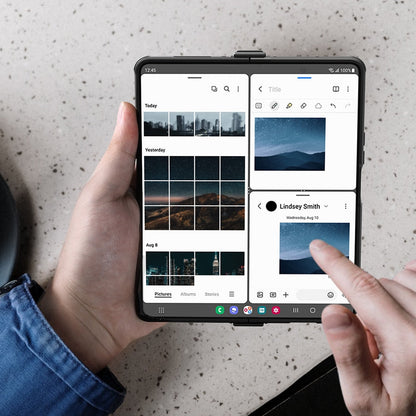 Case with Camera Protection Slide for Samsung Galaxy Z Fold 4