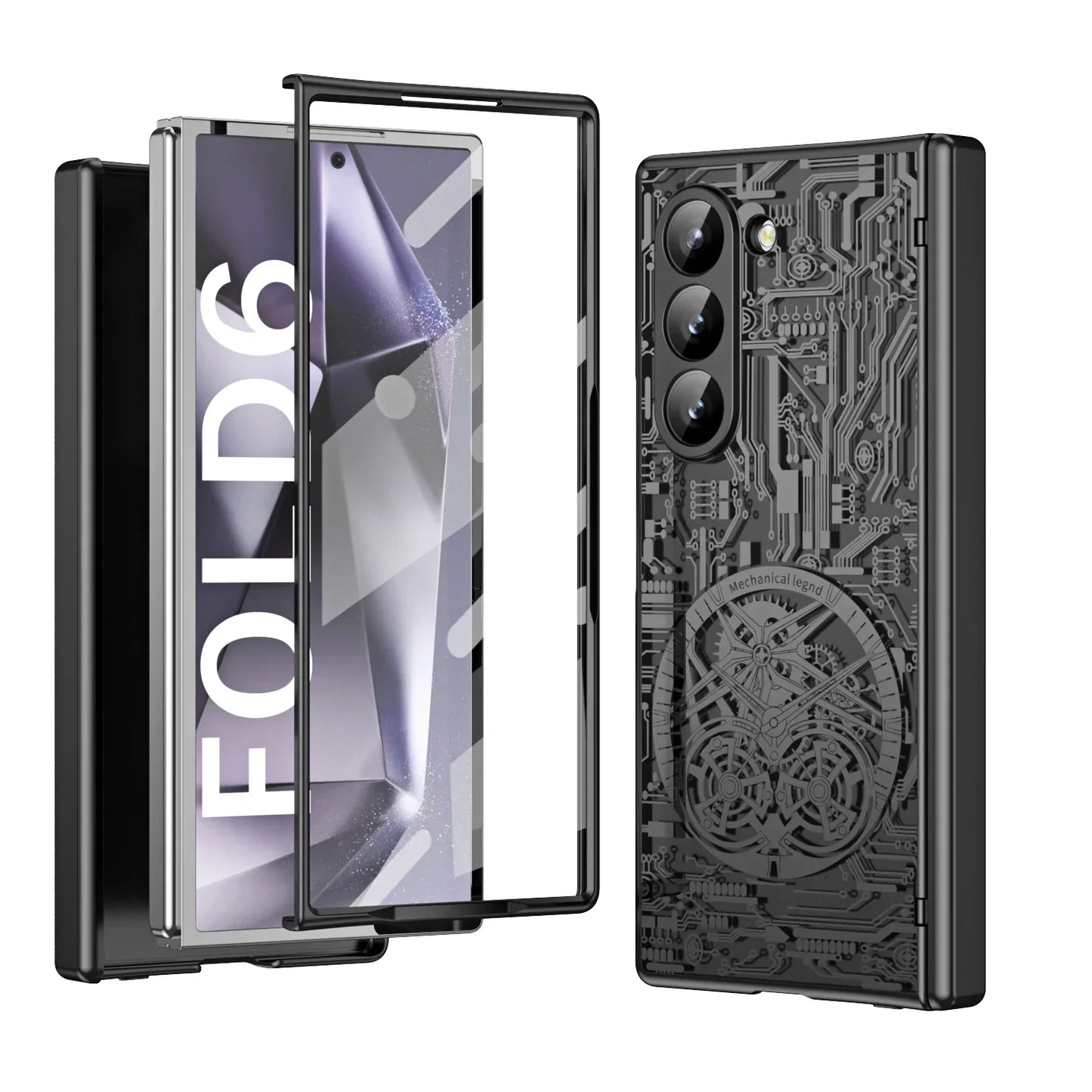 Transparent Shockproof Case For Samsung Galaxy Z Fold 6