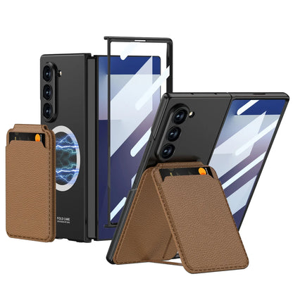 Magnetic Wallet Stand Case