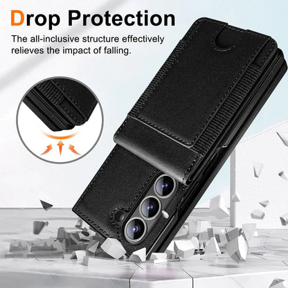 Leather Wallet Case with Screen Protector