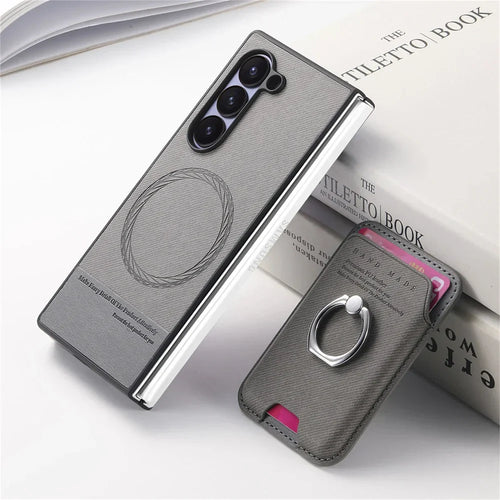 Detachable Leather Wallet Case