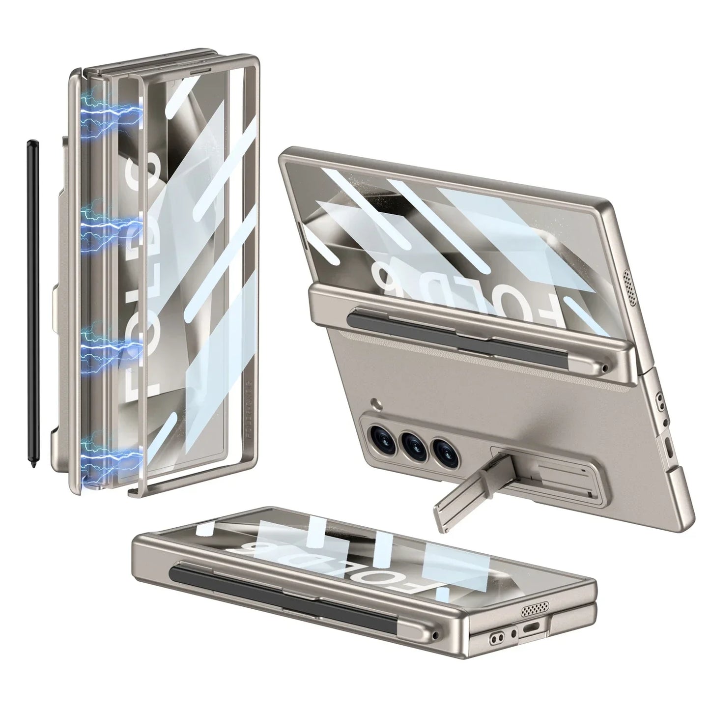 Shockproof Case with Hinge Protection & Pen Slot For Samsung Galaxy Z Fold 6