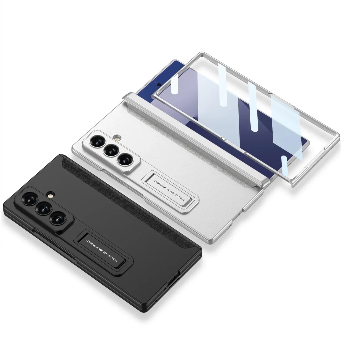 Magnetic Matte Kickstand Case