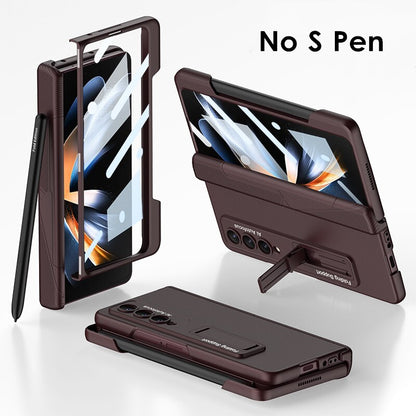 Magnetic Hinge Case WITH Side Pen Holder for Samsung Galaxy Z Fold 4