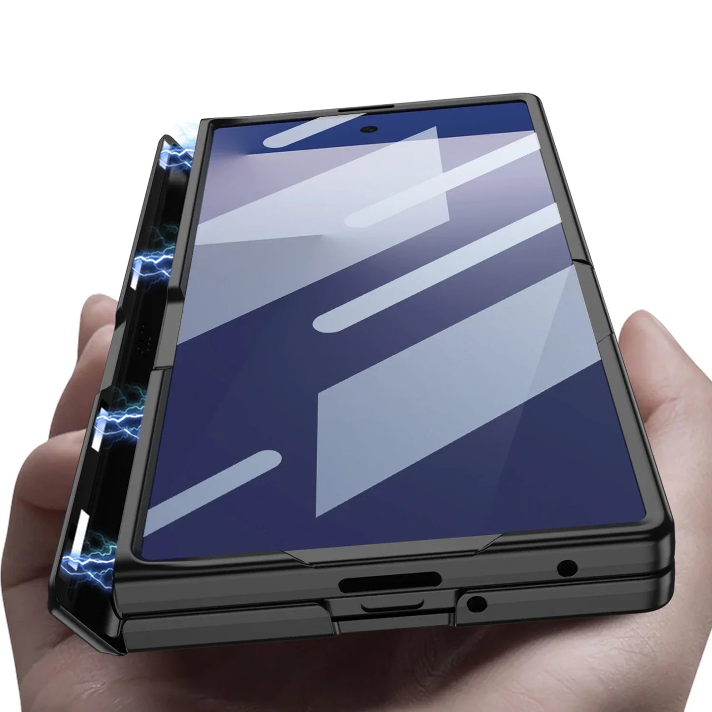 Magnetic Matte Kickstand Case