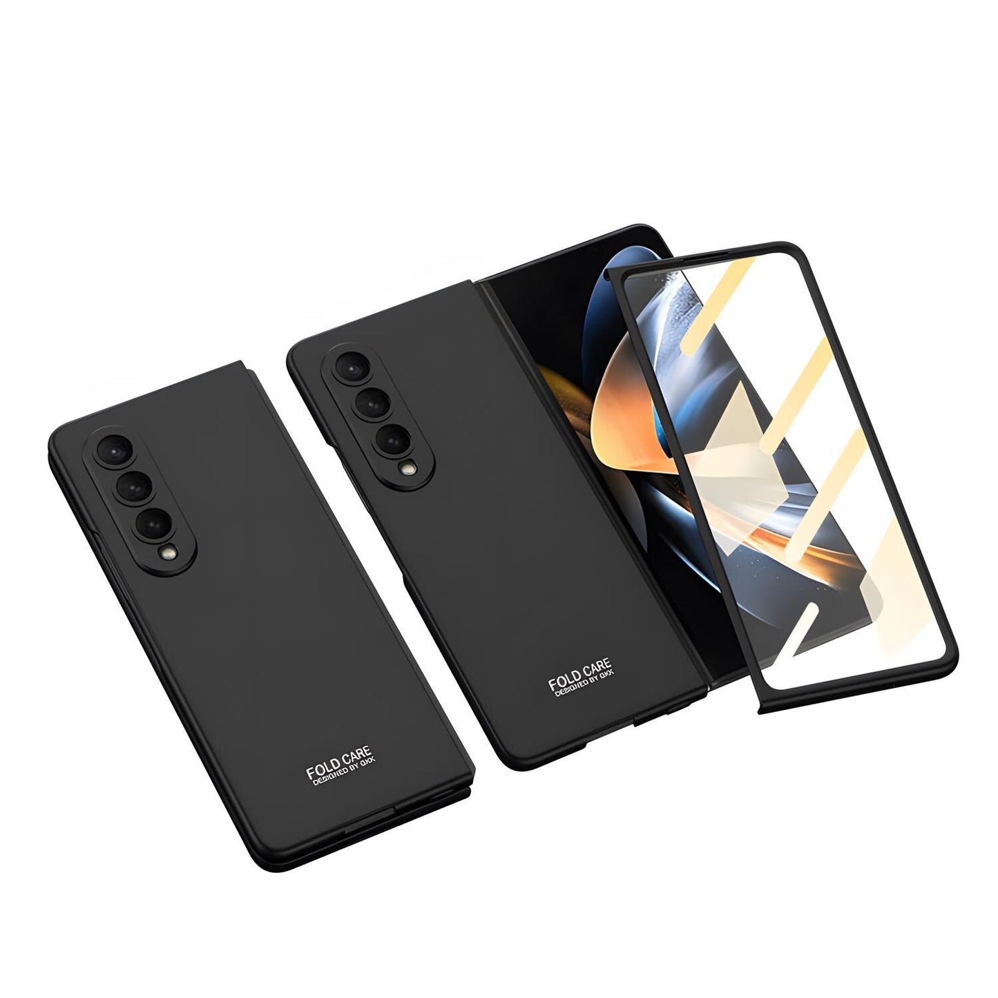 Ultra Thin Shockproof Matte Case with Glass Film For Samsung Galaxy Z Fold 4