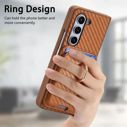 Full Protection Case with Detachable Card Wallet For Samsung Galaxy Z Fold Series