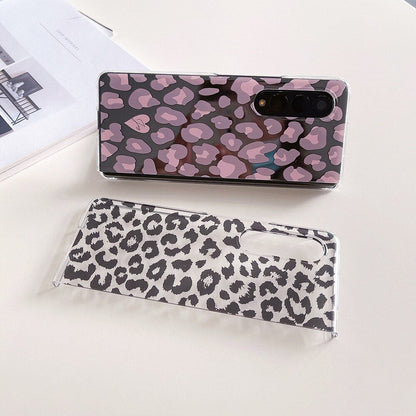 Woman Fashion Leopard Pattern Phone Case For Samsung Galaxy Z Fold 4 5G