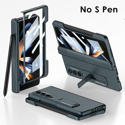 Magnetic Hinge Case WITH Side Pen Holder for Samsung Galaxy Z Fold 4