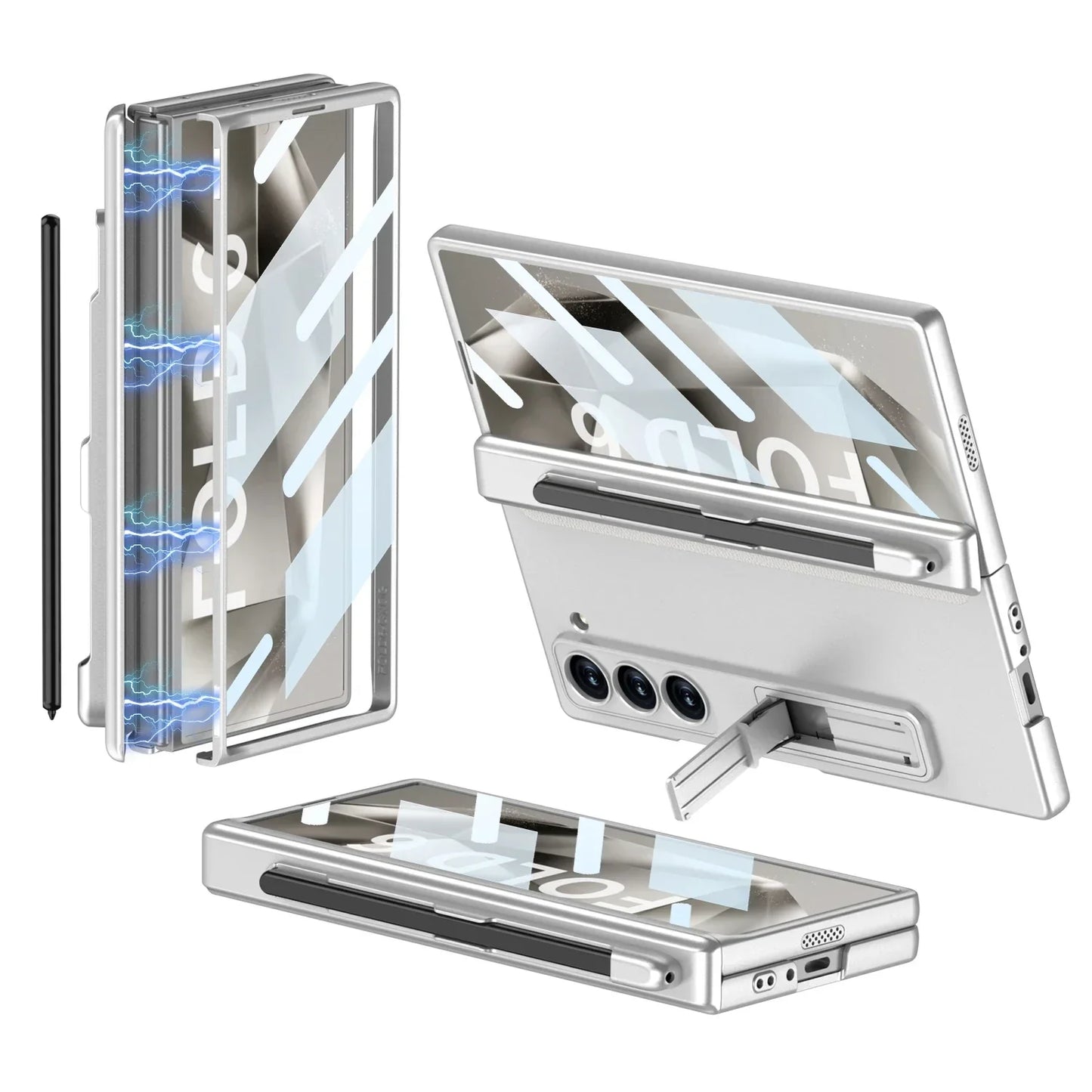 Shockproof Case with Hinge Protection & Pen Slot For Samsung Galaxy Z Fold 6