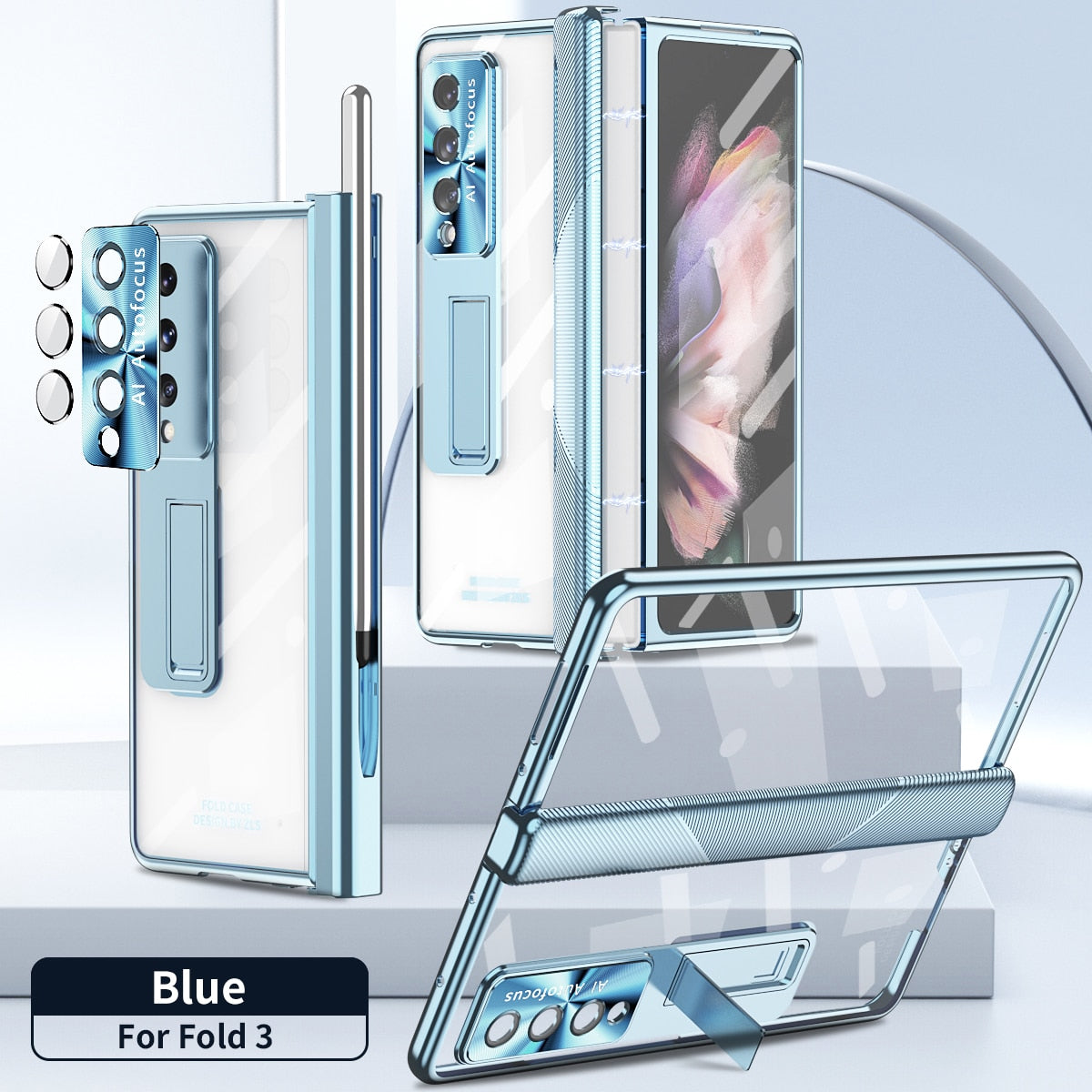 Transparent Case With S Pen For Samsung Galaxy Z Fold 4