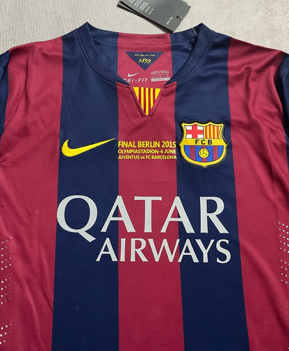 Lionel Messi Barcelona 2015 Berlin Final Champions League Jersey