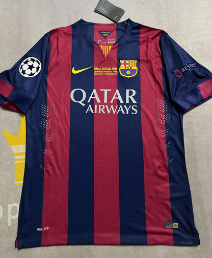 Lionel Messi Barcelona 2015 Berlin Final Champions League Jersey