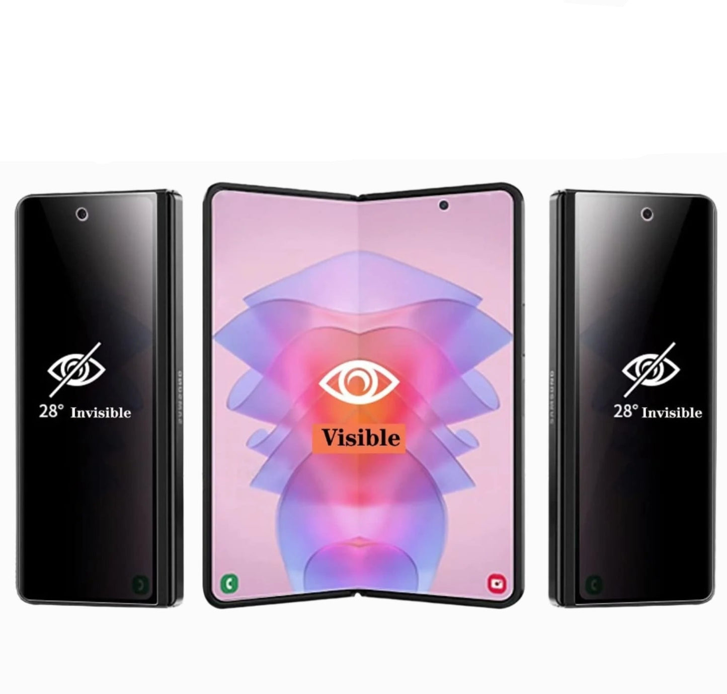 Anti-Peeping Front & Back Screen Privacy Protector For Galaxy Z Fold 4