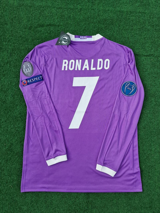 Long-sleeve football jersey Cristiano Ronaldo 7 – Real CL Final