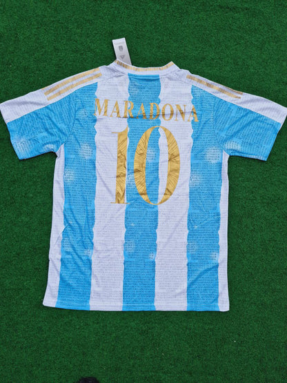 Diego Maradona Argentina Anniversary Commemorative Jersey