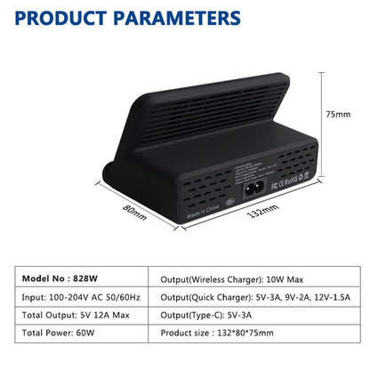 Wireless Charger Holder Desk Stand For Samsung Galaxy Z Fold Series