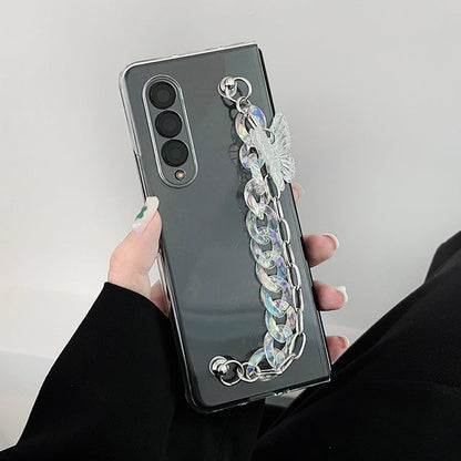 3D Crystal Bracelet Case For Galaxy Z FOLD 4 5G