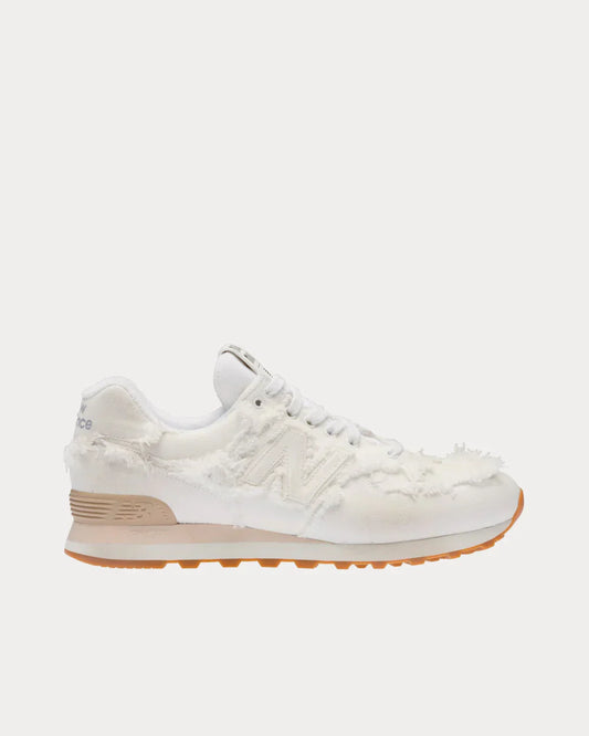 574 SL Low Baskets – White Edition